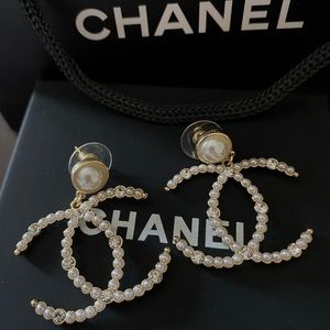 Chanel Double C Earrings